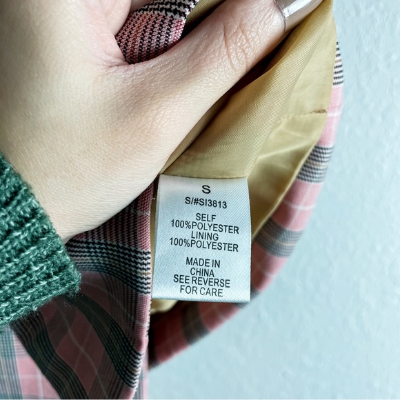 -`♡´- Free! Fashion Nova Plaid Wrap Button Mini Skirt Size S - Picture 10 of 10